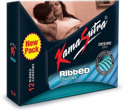 

KamaSutra Ribbed Condom(Set of 12, 36S)