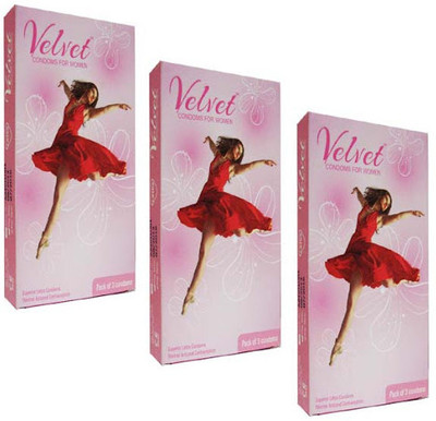 MOODS Velvet Condom(Set of 3, 9 Sheets) MOODS Velvet Condom(Set of 3, 9 Sheets)