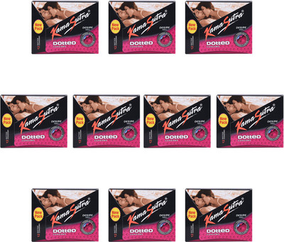 KamaSutra Dotted Condom(Set of 10, 120S)