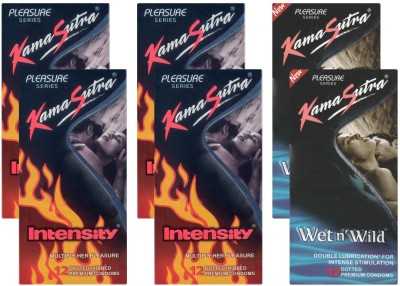 

KamaSutra Intensity, Wet n Wild - UPFK200121 Condom(Set of 6, 72S)