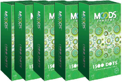 Moods 1500 Dotted Condom(Set of 5, 60S)