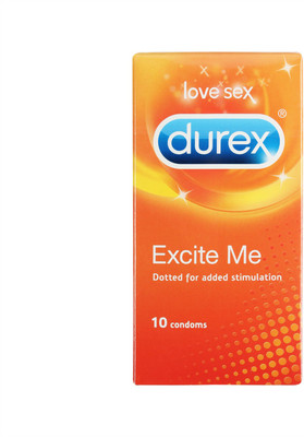 Durex Excite Me Condom(10S) available at flipkart for Rs.115