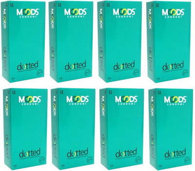 

Moods Dotted 96pc (12X8) Condom(Set of 8, 96S)