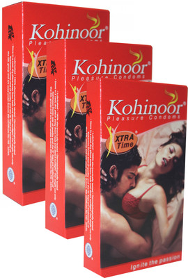 19% OFF on KOHINOOR Xtra Time Monthly Combo Condom(Set of 3, 10 Sheets) 19% OFF on KOHINOOR Xtra Time Monthly Combo Condom(Set of 3, 10 Sheets)
