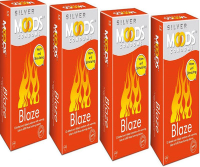 

Moods Silver Blaze Condom(Set of 4, 48S)