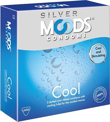 

Moods Silver Moods Cool 3's (Pack of 4) Condom(Set of 3, 12S)