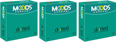 Moods Dotted Condom(Set of 3, 60S)