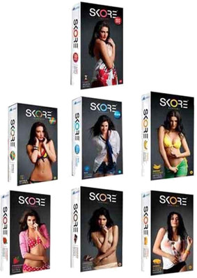 27% OFF on SKORE Lovers Combo Condom(Set of 7, 10 Sheets) 27% OFF on SKORE Lovers Combo Condom(Set of 7, 10 Sheets)