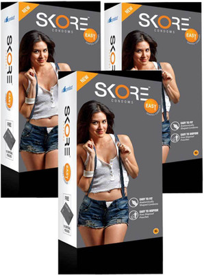 

Skore Easy Condom(Set of 3, 30S)