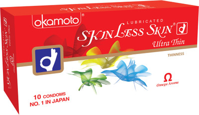 Okamoto Skinless Skin Condoms - UltraThin(Okamoto,Japan) 1 x 10s Condom(10S)