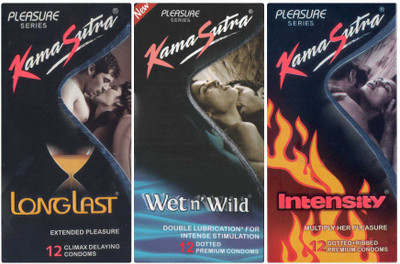 

KamaSutra Wet n Wild, Intensity, Longlast Condom(Set of 3, 36S)