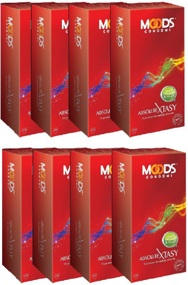 MOODS Blaze 96pc (12X8) Condom(Set of 8, 96 Sheets)