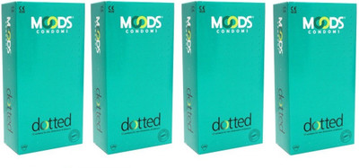 Moods Dotted 48pc (12X4) Condom(Set of 4, 48S)