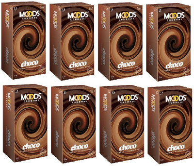 Moods Chocolate 96pc (12X8) Condom(Set of 8, 96S)