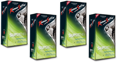 Kamasutra Superthin Condom(Set of 3, 36 Sheets)