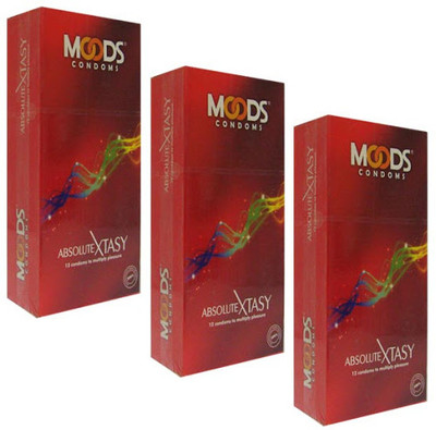 Moods Absolute Xtacy Condom(Set of 3, 36S)