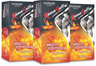 Kamasutra Warm Intimacy Monthly Combo Condom(Set of 3, 10 Sheets) Kamasutra Warm Intimacy Monthly Combo Condom(Set of 3, 10 Sheets)