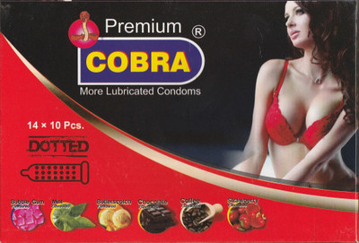 Cobra Premium Chocolate Condom(Set of 14, 140S)
