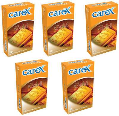 Carex Gold x 5 Condom(Set of 5, 50S)
