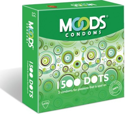 

Moods 1500 Dots 3's (Pack of 5) Condom(Set of 3, 15S)