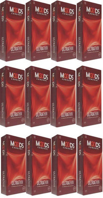 Moods Ultrathin 144pc (12X12) Condom(Set of 12, 144S)