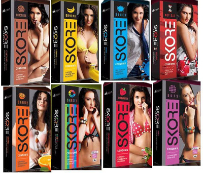 

Skore New Adventure Pack Condom(Set of 8, 80S)
