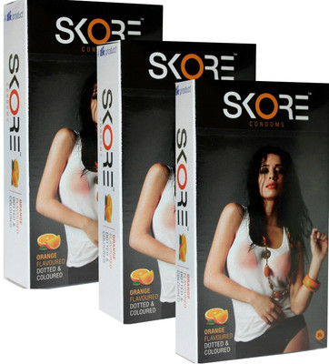 12% OFF on SKORE Orange Flavoured Dotted & Coloured Monthly Combo Condom(Set of 3, 10 Sheets) 12% OFF on SKORE Orange Flavoured Dotted & Coloured Monthly Combo Condom(Set of 3, 10 Sheets)