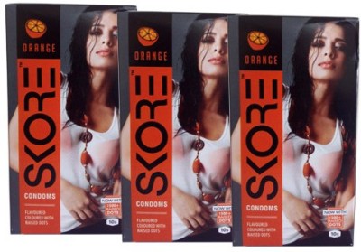 

Skore Orange Condom(Set of 3, 10S)