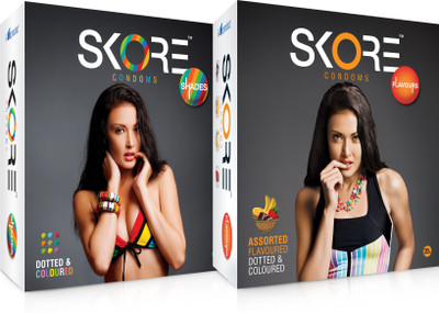 8% OFF on SKORE Shades & Flavours Combo Condom(Set of 2, 20 Sheets) 8% OFF on SKORE Shades & Flavours Combo Condom(Set of 2, 20 Sheets)