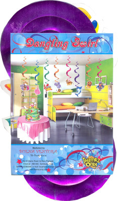 

Themez Only Dangling Swirls - Underwater Streamer(Multicolor, Pack of 3)