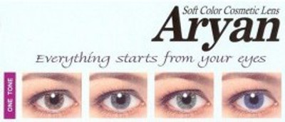 

Aryan 2 Tone Blue Yearly Contact Lens(-2, Blue, Pack of 1)