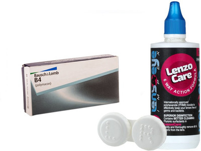 

Bausch & Lomb B4 with LensCareKit By Lens4eye Daily Contact Lens(-0.50, Clear, Pack of 1)