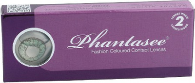 

ColourVUE Phantasee By VisionsIndia Monthly(ParisGreen-0.00, Colored Contact Lenses, Pack of 2)