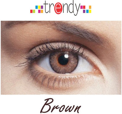 

Trendy Brown Monthly(Zero Power, Colored Contact Lenses, Pack of 2)