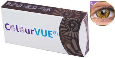 

ColourVUE BigEyes Monthly Contact Lens(-7.5, Baby Brown, Pack of 2)