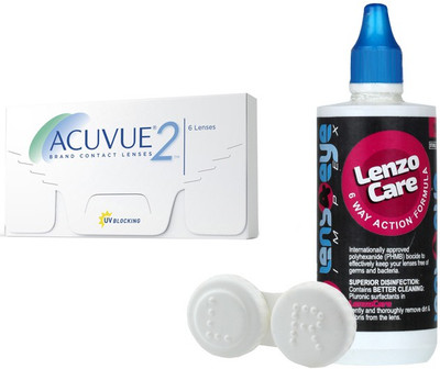 

Johnson & Johnson Acuvue 2 with LensCareKit By Lens4eye Monthly Contact Lens(-8.00, Clear, Pack of 6)