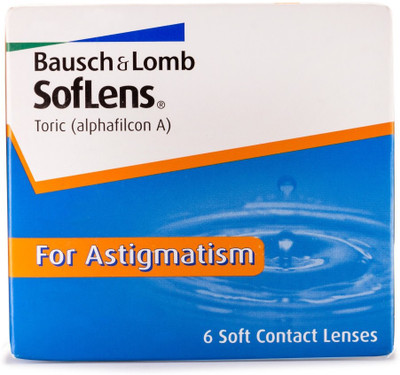 

Bausch & Lomb SL Toric Sph. -5 Cyl. -1.25 Axis 40 Monthly Contact Lens(Q1322, Transparent, Pack of 6)