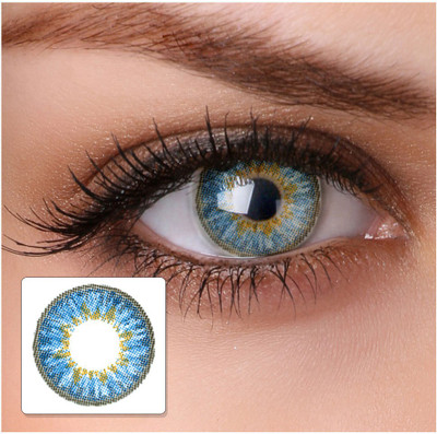 

Netra Ultravision Ocean Aqua Contact Lenses Monthly Contact Lens(Zero Power, Ocean Aqua, Pack of 2)