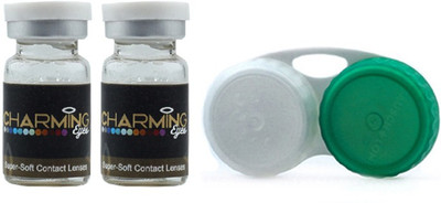 

Charming Eyes Zero Power By Lens4Eye Yearly Contact Lens(0, Violet, Pack of 2)