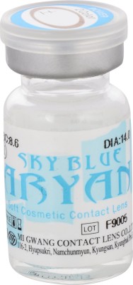 Flipkart - Aryan Colored Disposable Yearly(-9.5, Colored Contact Lenses, Pack of 1)
