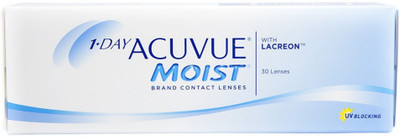 

Johnson & Johnson 1 Day Acuvue Moist with Lacreon Daily(-0.75, Contact Lenses, Pack of 30)