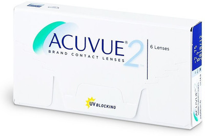 

Johnson & Johnson Acuvue 2 Bi-weekly Contact Lens(-2, Transperant, Pack of 6)