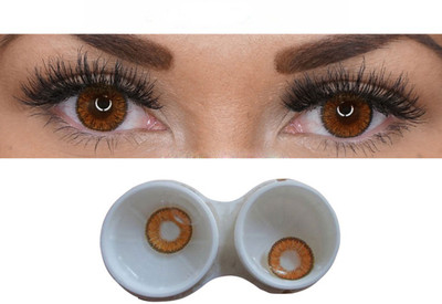 

Oranate Hazel Monthly(Zero Power, Colored Contact Lenses, Pack of 2)