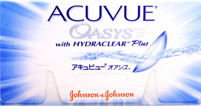 

Johnson & Johnson Acuvue Oasys with Hydraclear Plus Bi-weekly Contact Lens(minus8, Transparent, Pack of 6)