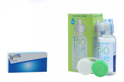 

Bausch & Lomb U4 with Biotrue 60ml Solution by Visions India Yearly(-6.00, Contact Lenses, Pack of 1)