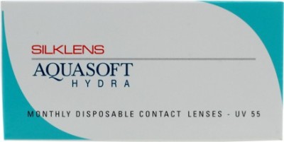 Flipkart - Silklens Aquasoft Hydra UV 55 By VisionsIndia Monthly(-3.50, Contact Lenses, Pack of 6)