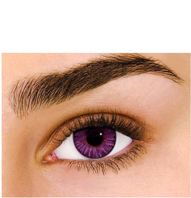 

Sparkle Amethyst Monthly Contact Lens(Zero Power, Amethyst, Pack of 2)