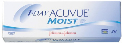 Johnson & Johnson Acuvue Moist 1 Day Daily(-6, Contact Lenses, Pack of 30)