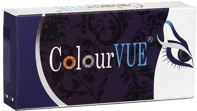 ColourVUE Eyelush By VisionsIndia 3 Monthly(Green-0.00, Colored Contact Lenses, Pack of 2)