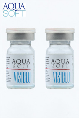 

Aquasoft Visiblu by Visions India Yearly(-6.00, Contact Lenses, Pack of 2)